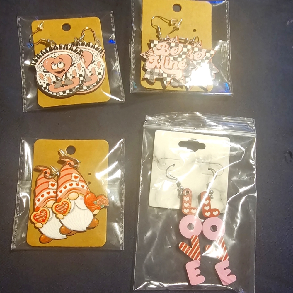 Valentine's earrings